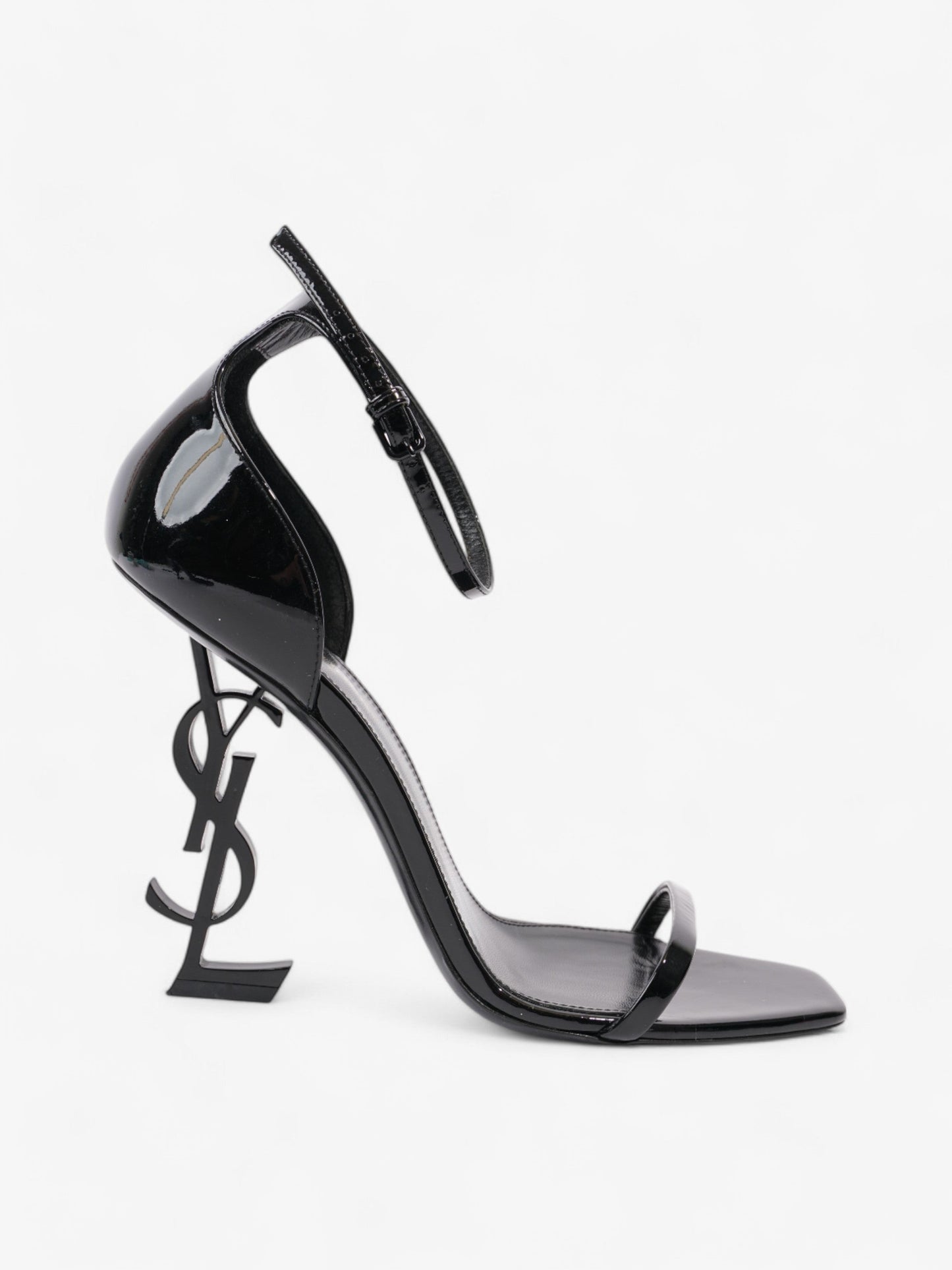 Saint Laurent Opyum 110 110 Black Patent Leather EU 40 UK 7