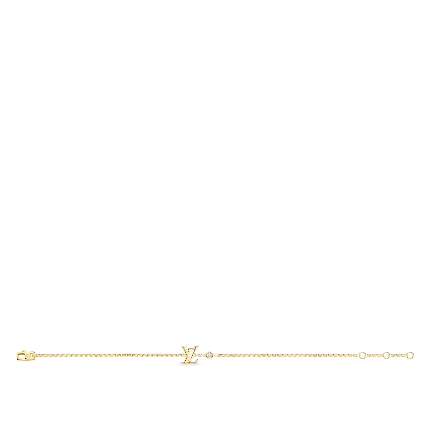 LOUIS VUITTON IDYLLE BLOSSOM LV DIAMOND 18K GOLD BRACELET