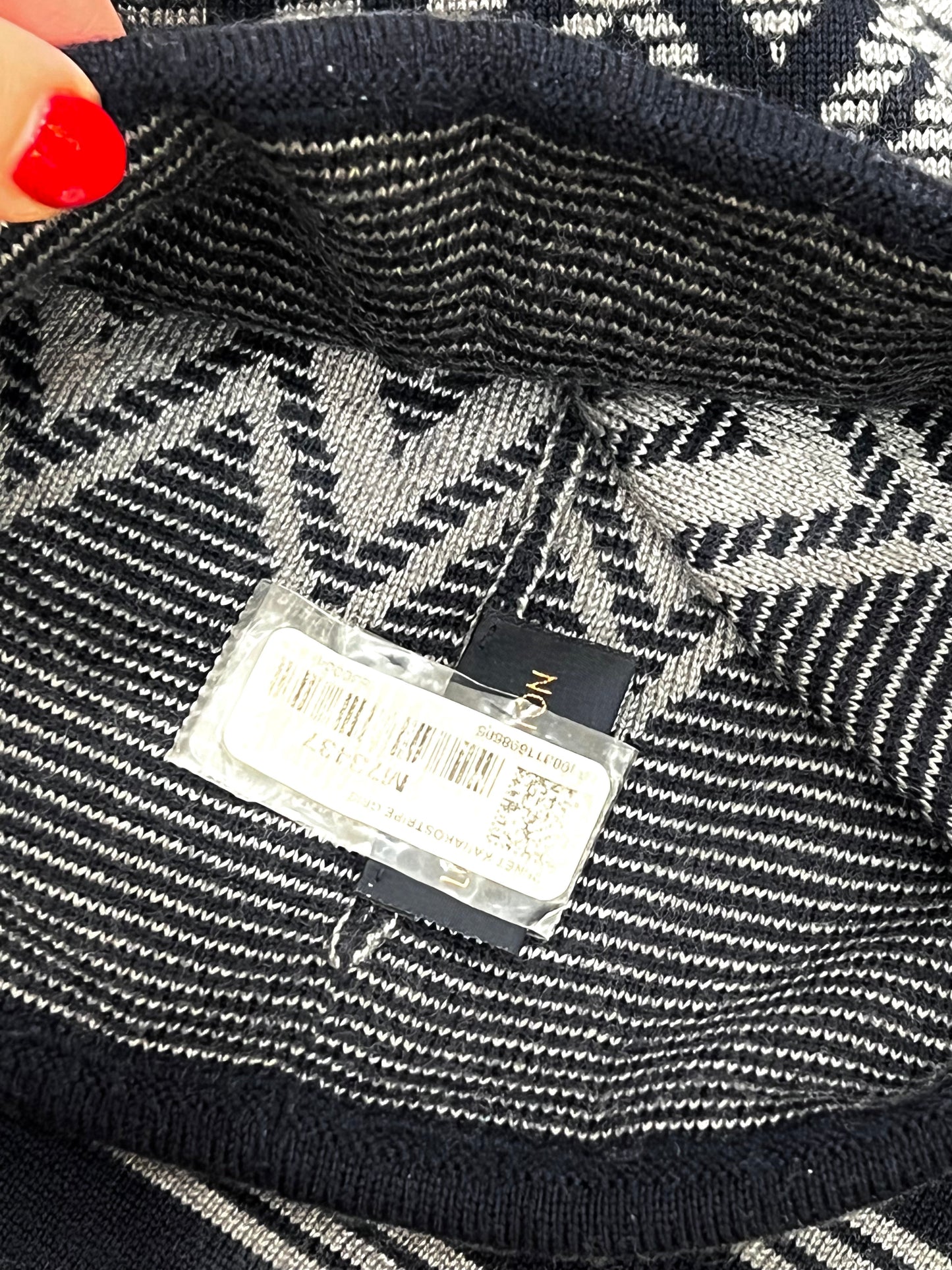 LOUIS VUITTON KARAKOSTRIP WOOL CASHMERE BEANIE