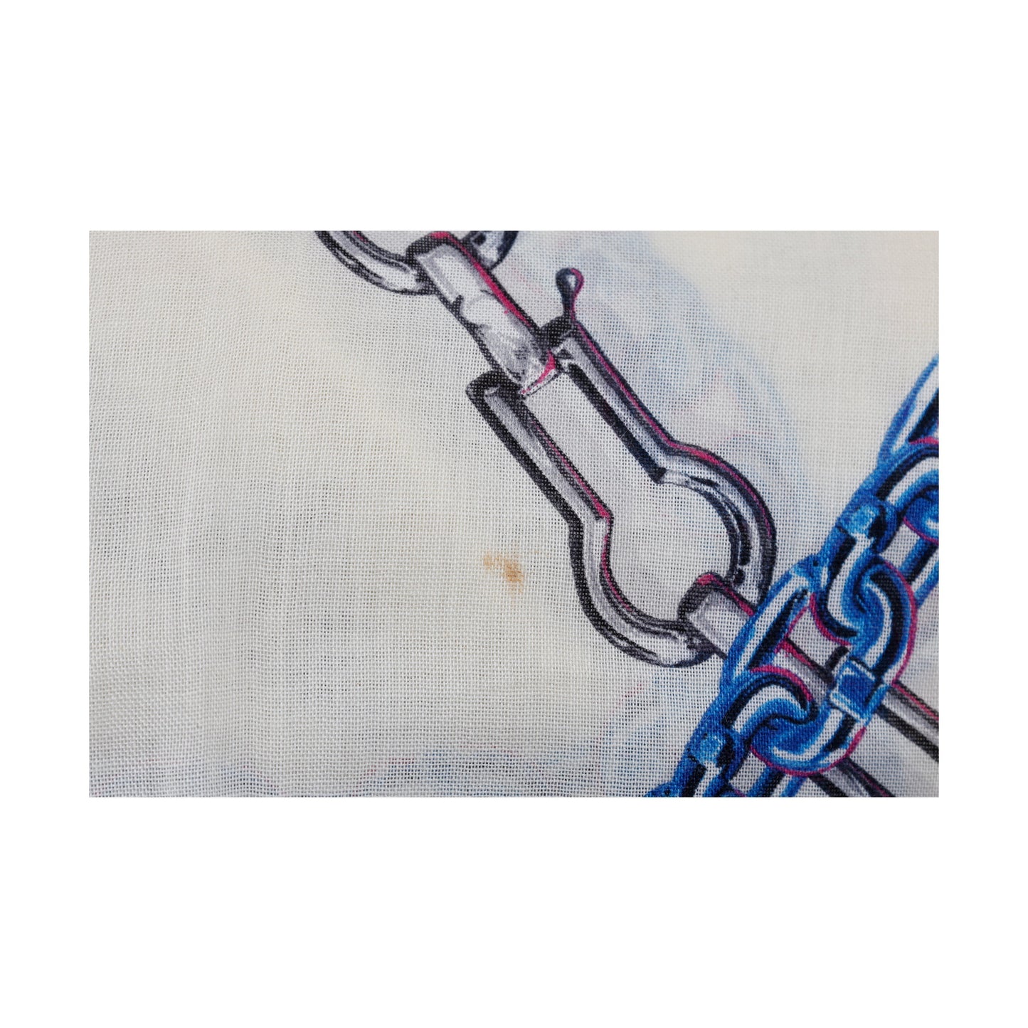 LOUIS VUITTON Louis Vuitton Multicolor Chain Print Scarf
