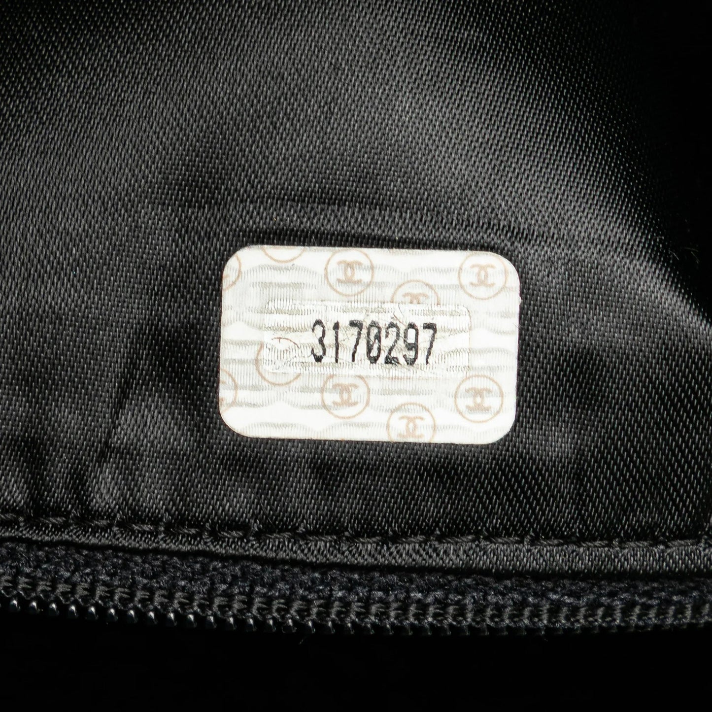 Black Chanel CC Lambskin Flap Tassel Crossbody