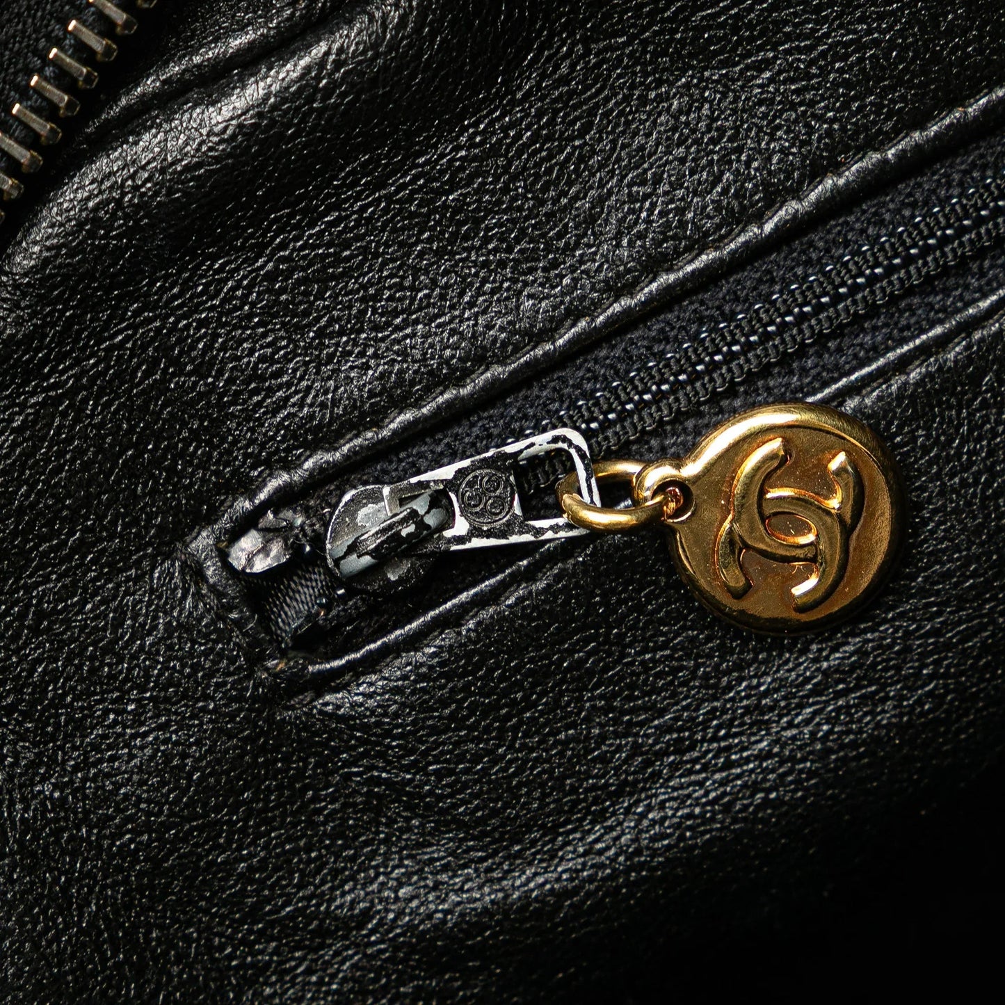 Black Chanel CC Lambskin Flap Tassel Crossbody