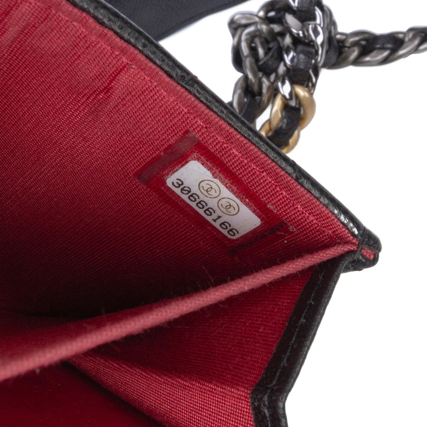 Black Chanel Lambskin 19 Flap Coin Purse With Chain Crossbody Bag