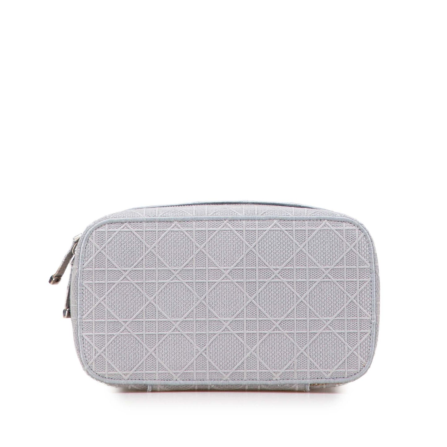 Gray Dior Canvas Cannage Diortravel Vanity Case