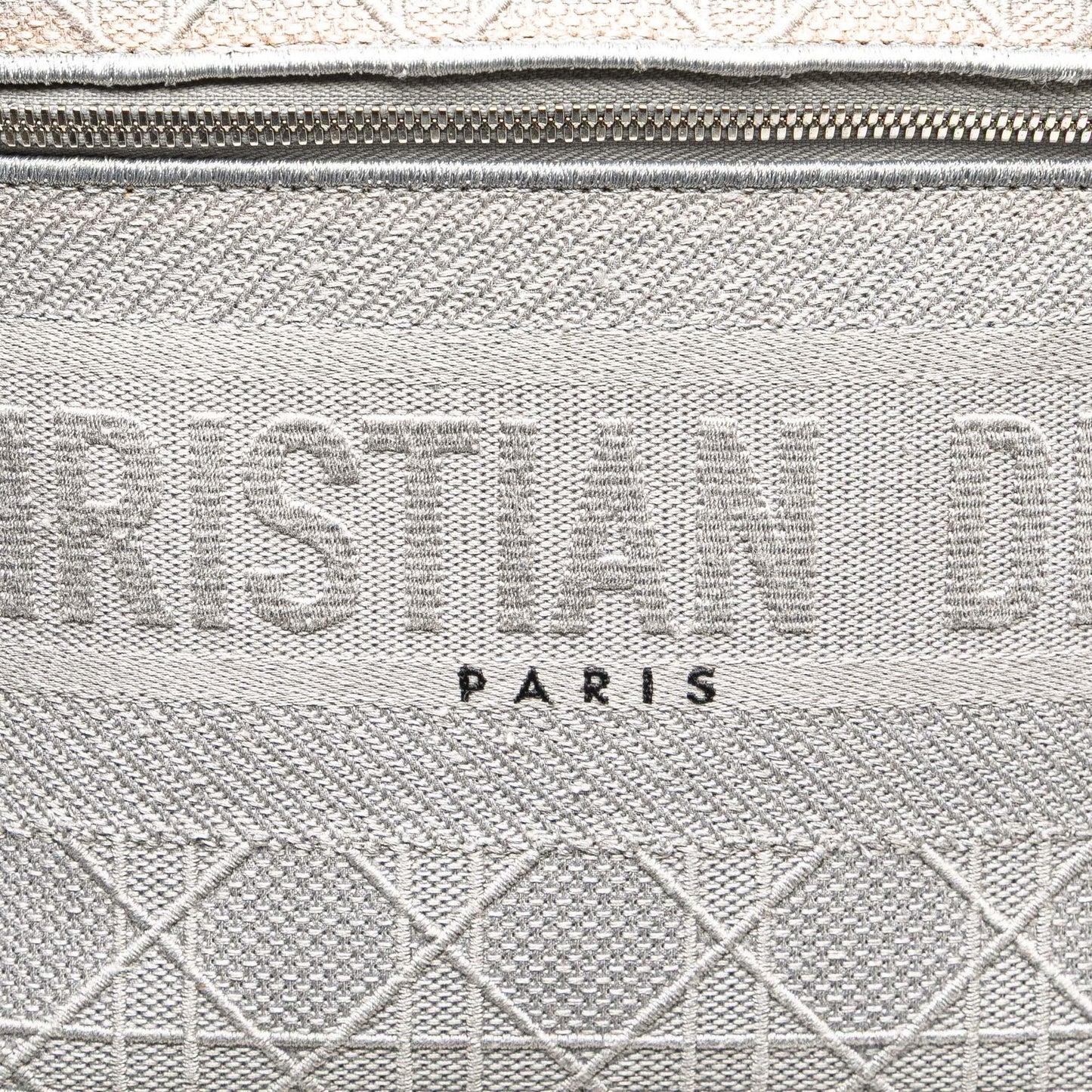 Gray Dior Canvas Cannage Diortravel Vanity Case