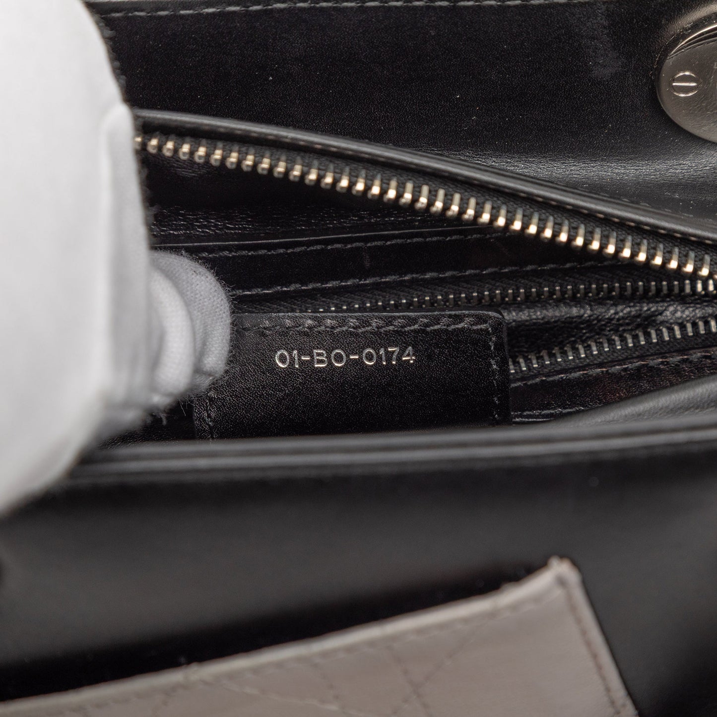 Black Dior Medium Calfskin Pockets Lady Dior Satchel
