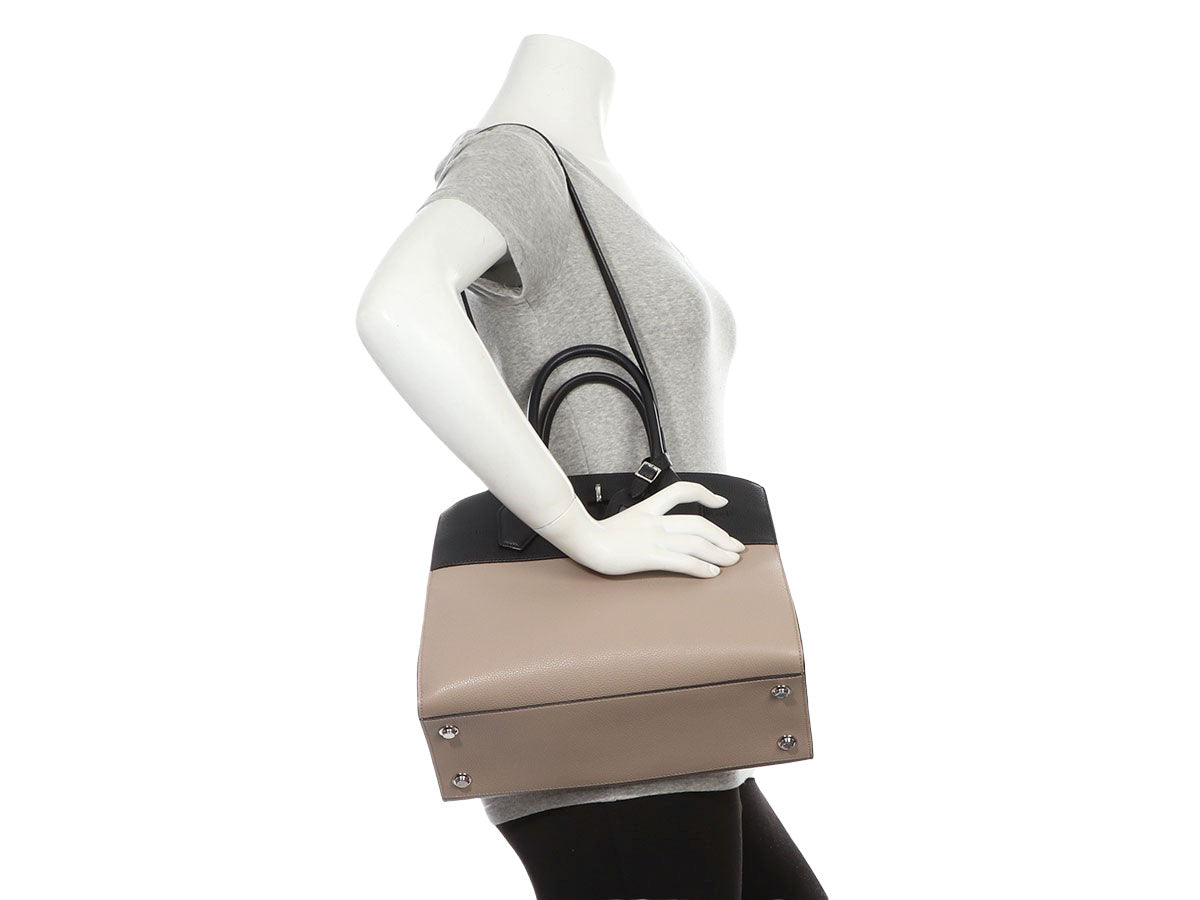 Louis Vuitton Galet and Noir Taurillon City Steamer MM