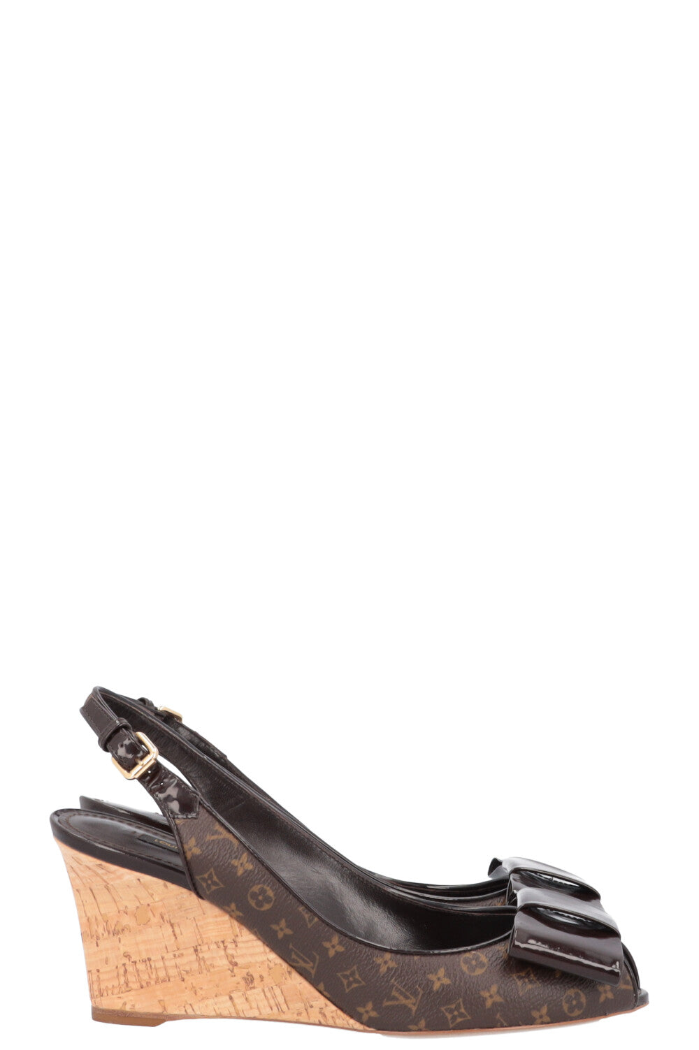 LOUIS VUITTON Wedges MNG Brown