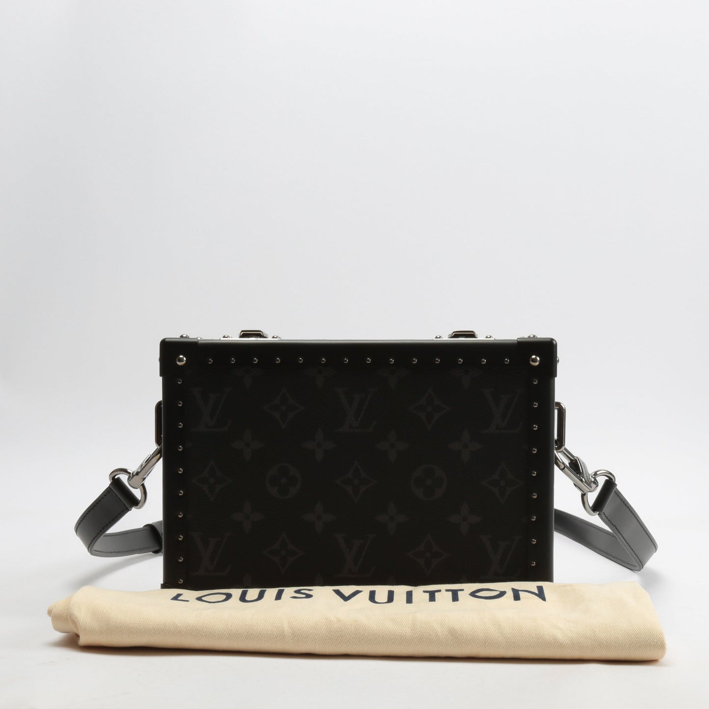 LOUIS VUITTON Clutch Box Monogram Eclipse
