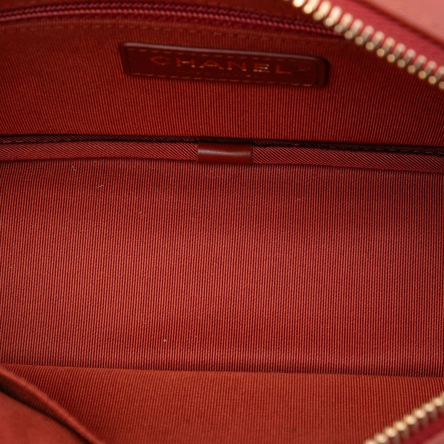 Red Chanel Paris Hamburg Quilted Lambskin and Jersey Camera Case Shoulder Bag