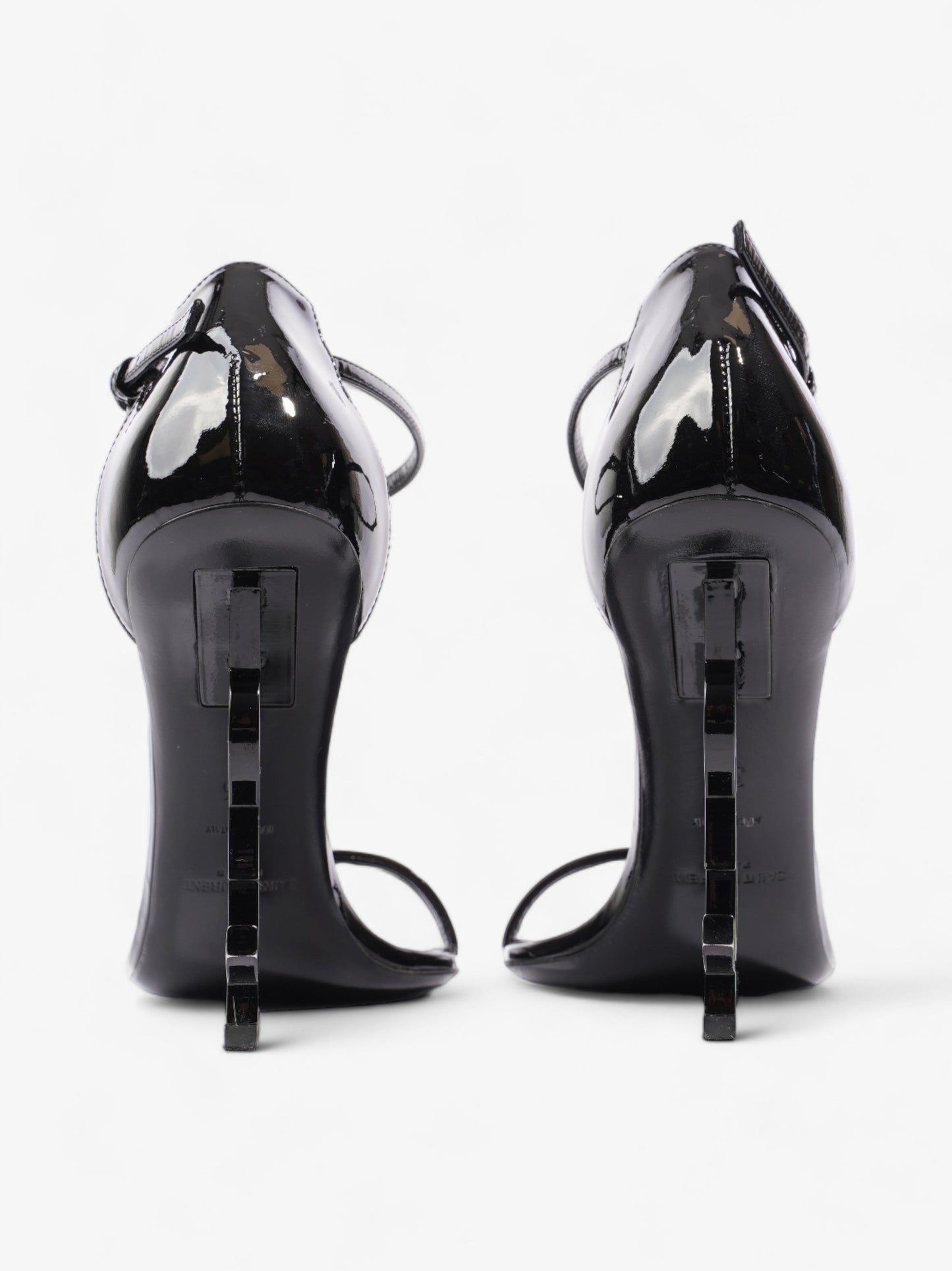 Saint Laurent Opyum 110mm Black Patent Leather EU 36 UK 3
