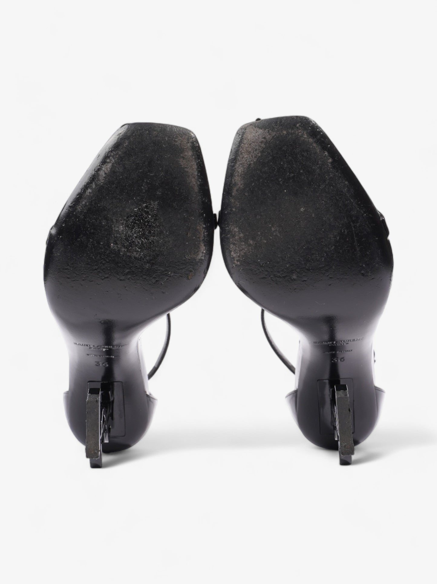 Saint Laurent Opyum 110mm Black Patent Leather EU 36 UK 3