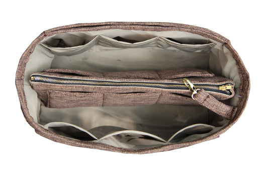 [Saint Laurent (YSL) Cabas YSL Small] Waterproof Linen Bag Organizer - Customized Purse Insert, Tote Liner Protector, Handbag Organiser (Type B)