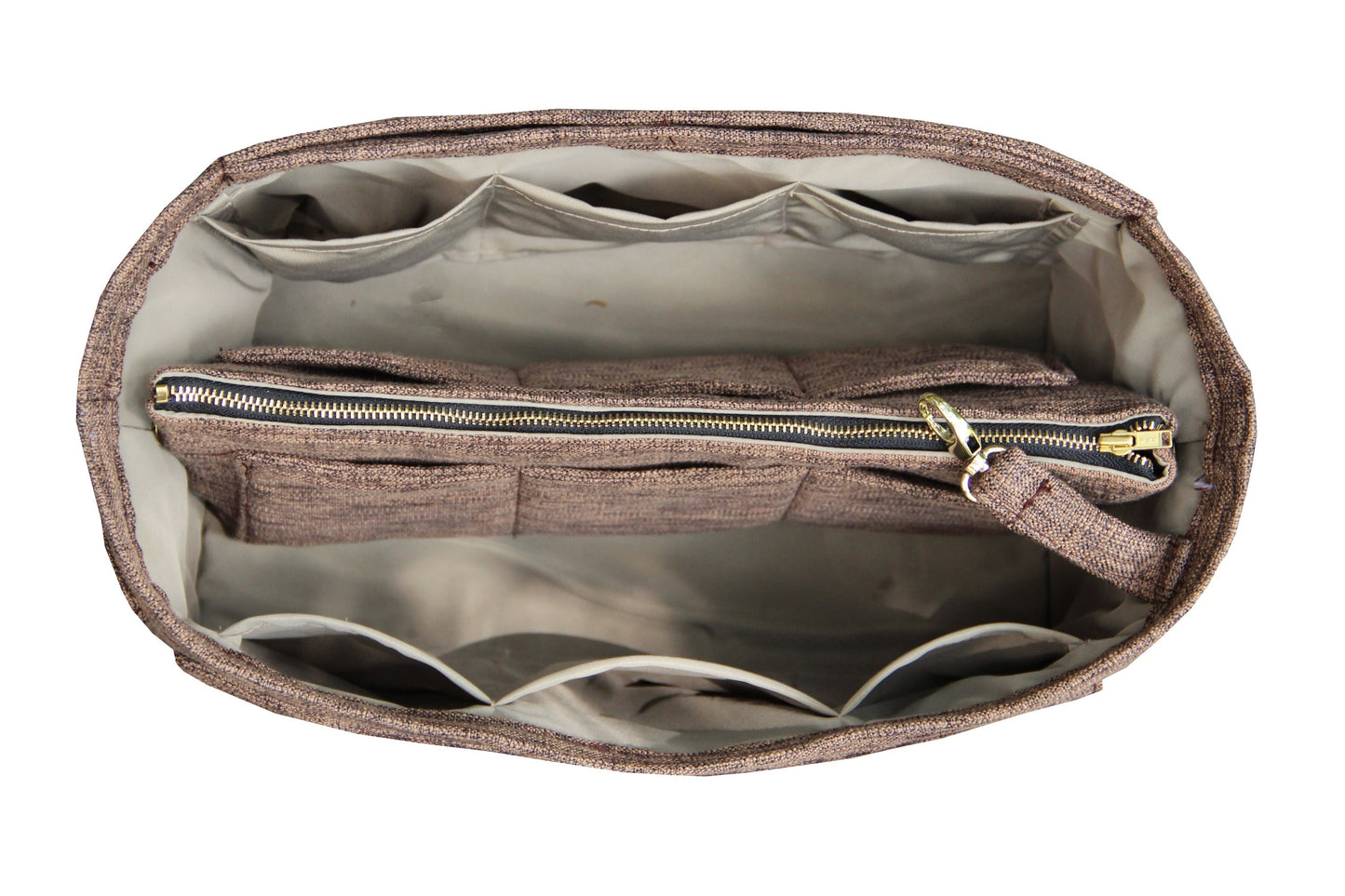 [Saint Laurent (YSL) NIKI SHOPPING IN   LEATHER] Waterproof Linen Bag Organizer - Customized Purse Insert, Tote Liner Protector, Handbag Organiser (Type B)