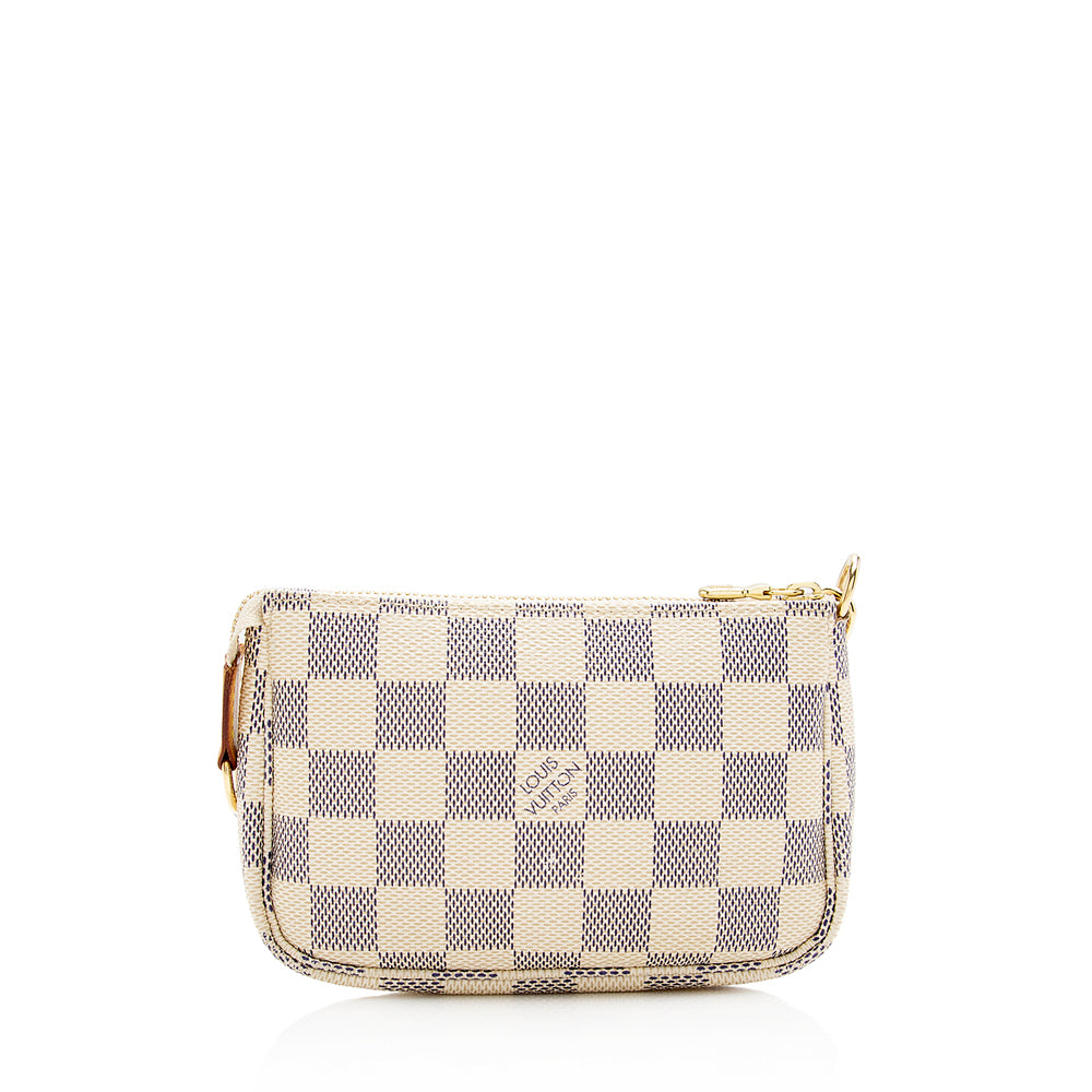 Louis Vuitton Damier Azur Mini Pochette Accessoires (SHF-16530)