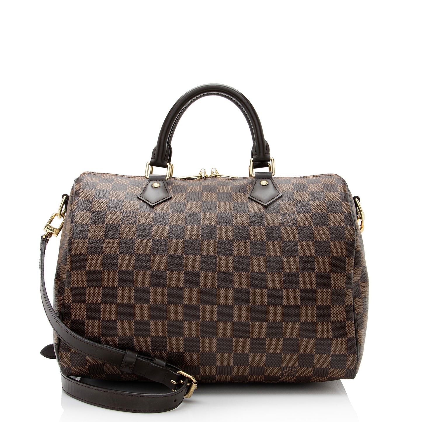 Louis Vuitton Damier Ebene Speedy Bandouliere 30 Satchel (SHF-22841)