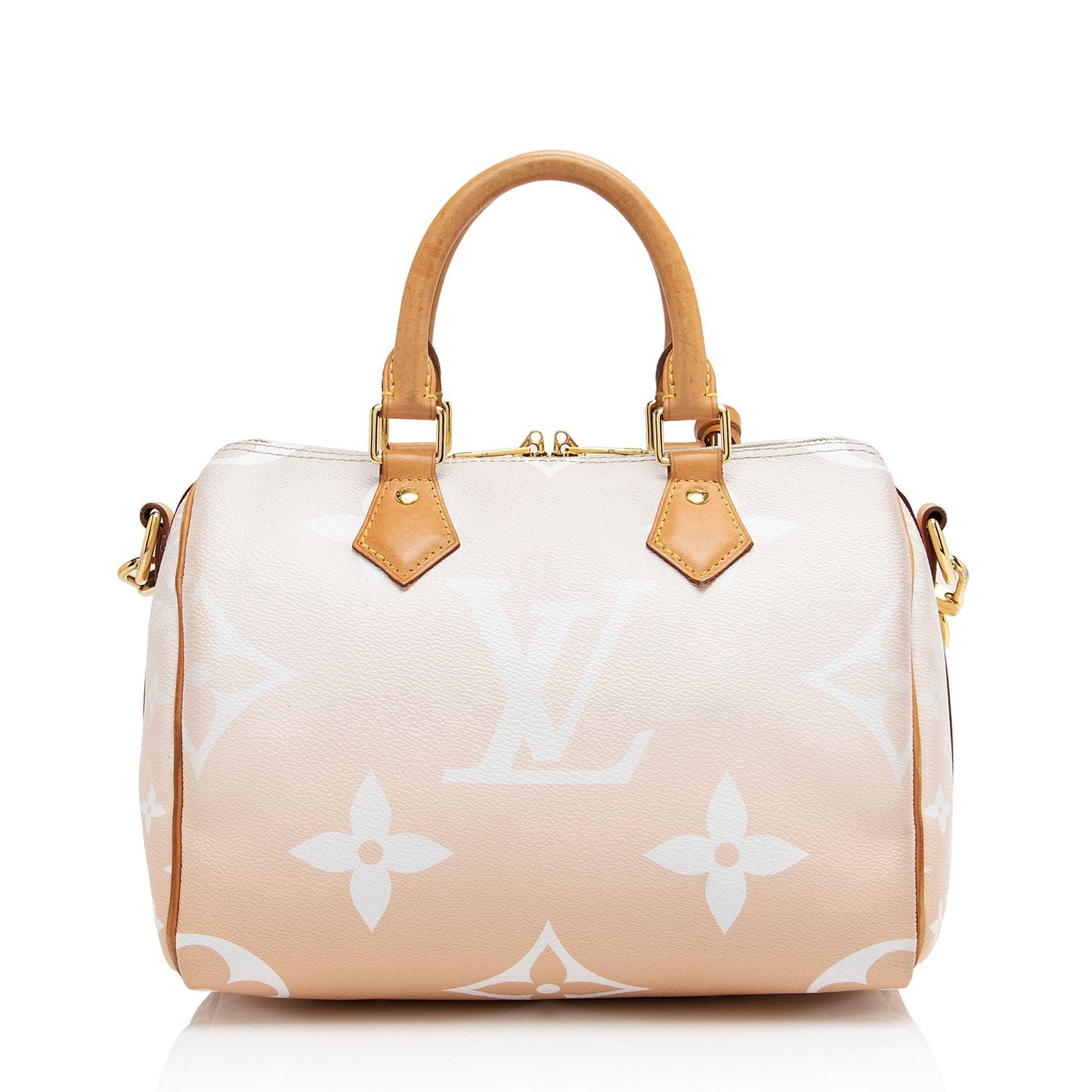 Louis Vuitton Giant Monogram Canvas By The Pool Speedy Bandouliere 25 Satchel (SHF-IVfHN0)