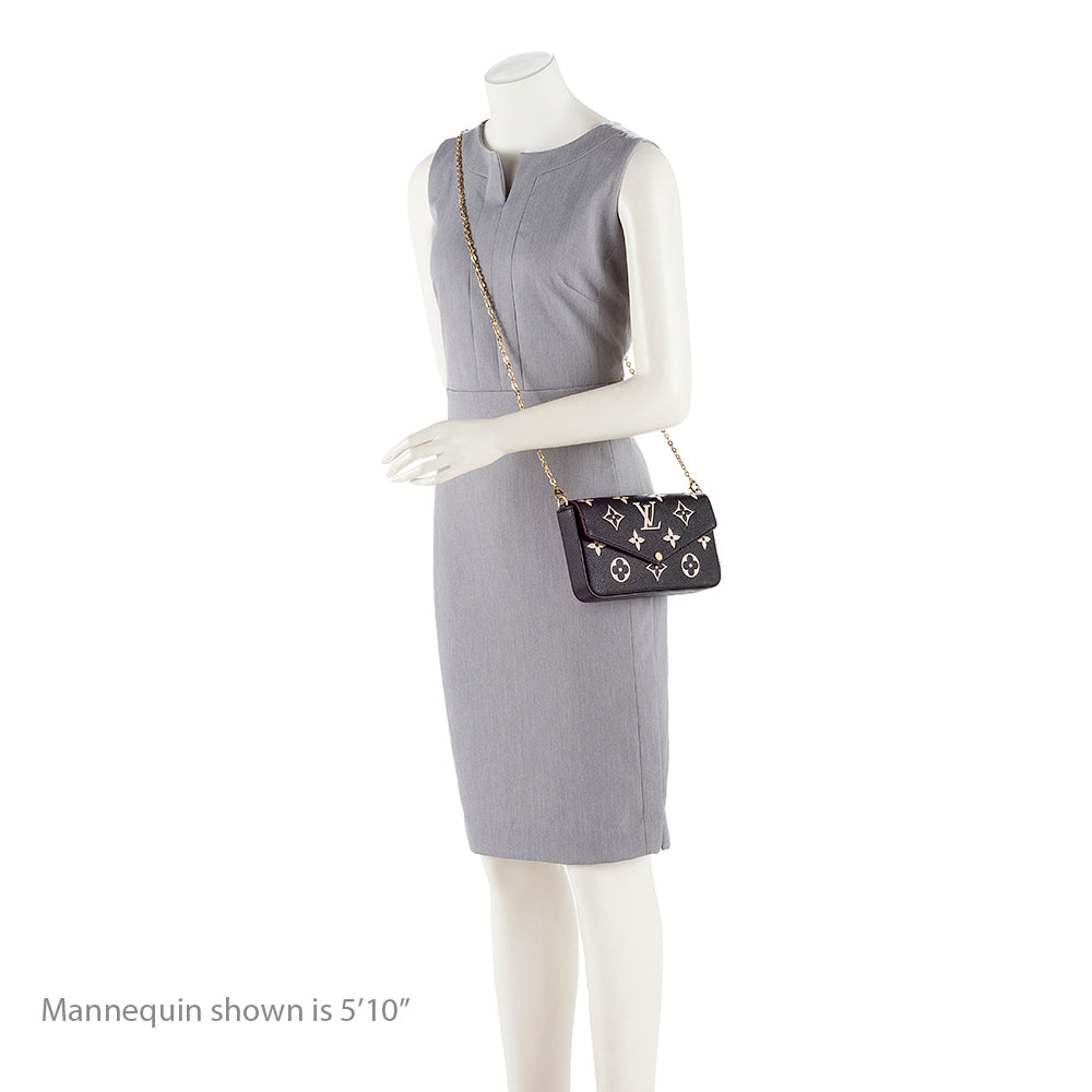 Louis Vuitton Giant Monogram Empreinte Felicie Pochette (SHF-52Z5ty)