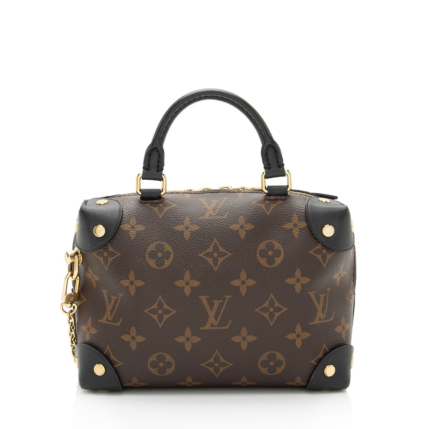 Louis Vuitton Monogram Canvas Petite Malle Souple Satchel (SHF-PE9Wsi)