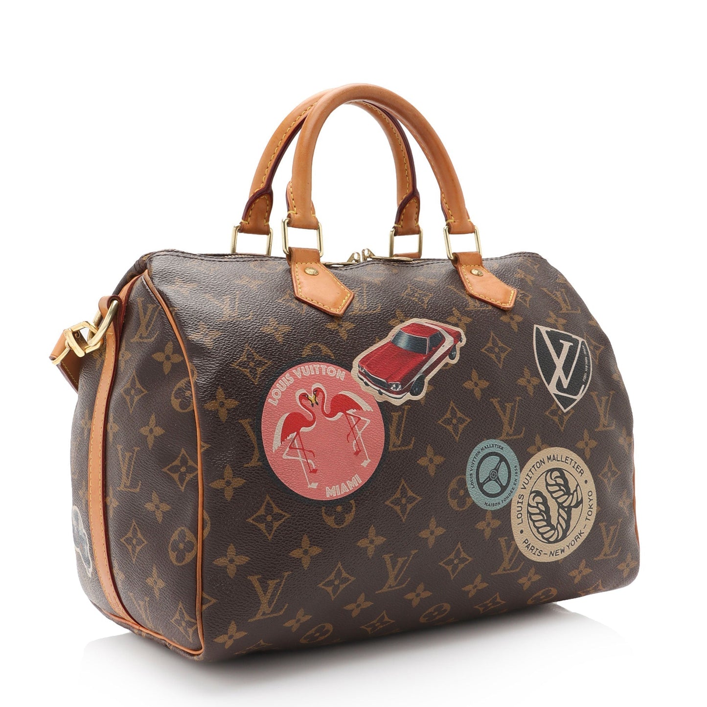 Louis Vuitton Monogram Canvas World Tour Speedy Bandouliere 30 Satchel (SHF-BIQxNQ)
