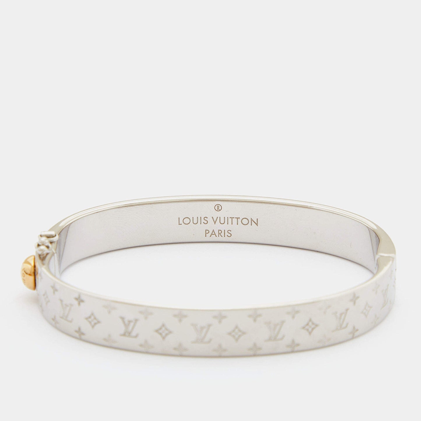 LOUIS VUITTON NANOGRAM CUFF BRACELET