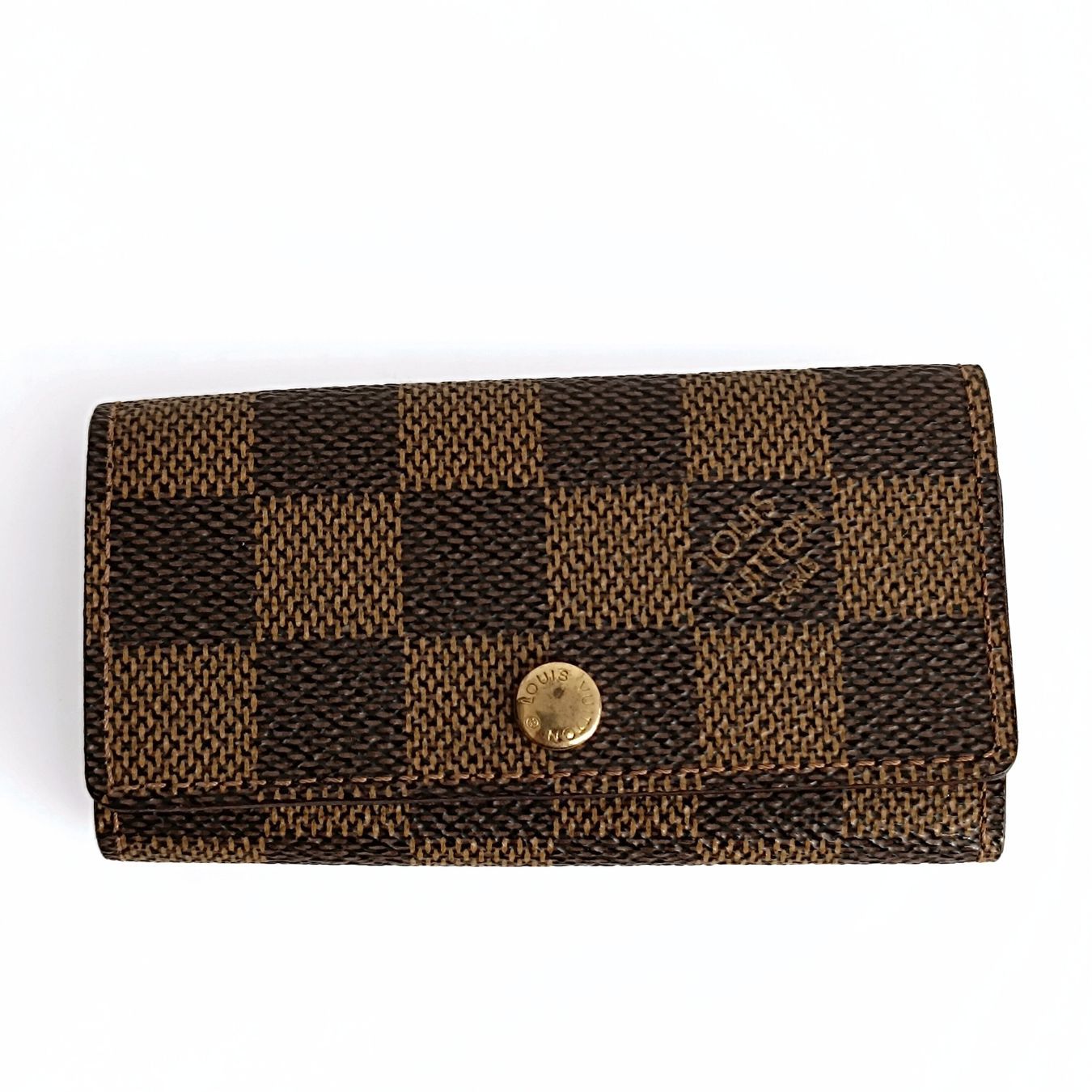 LOUIS VUITTON Louis Vuitton Louis Vuitton Damier Ebene key ring 4 hooks