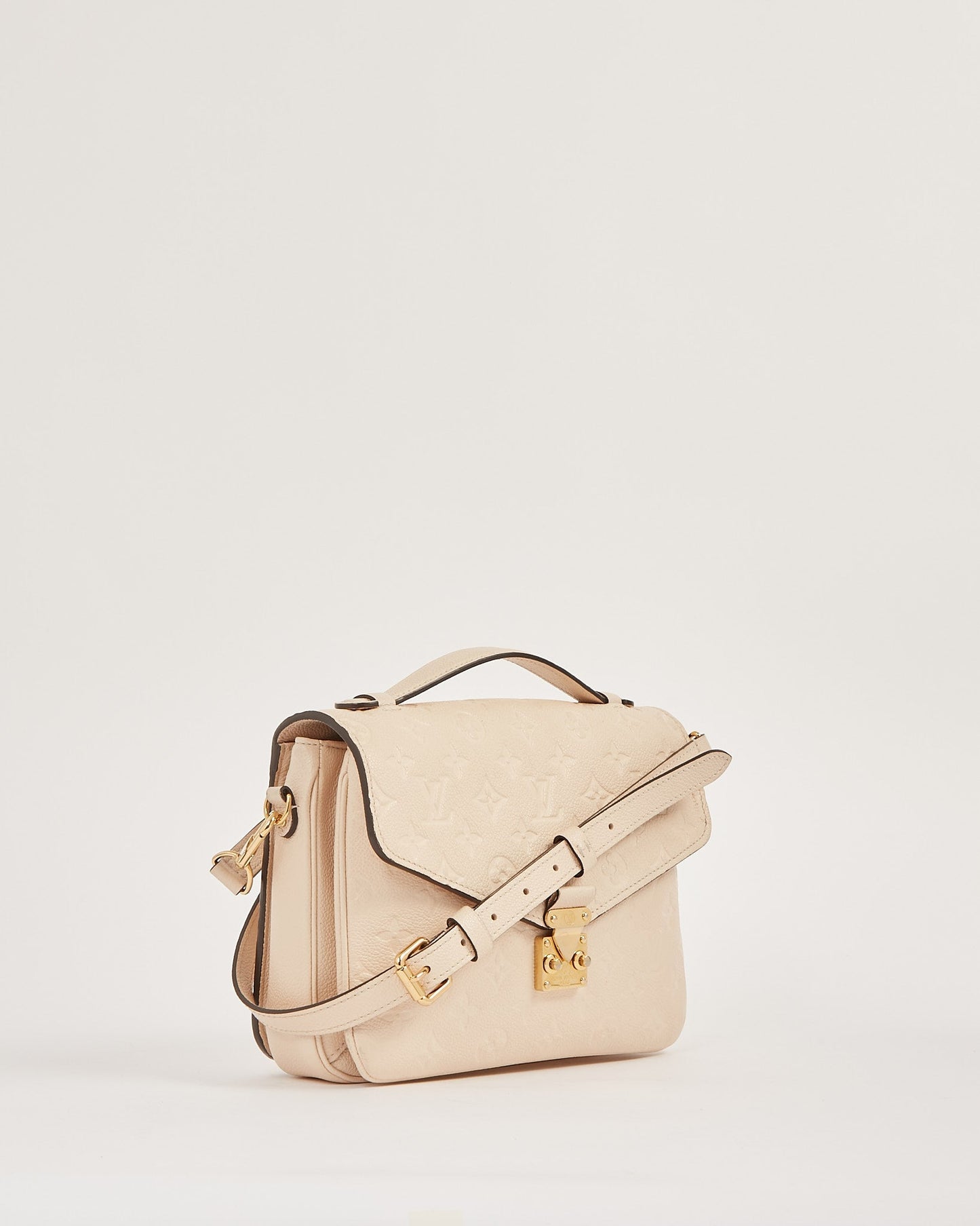 Louis Vuitton Beige Empreinte Monogram Pochette Metis Bag