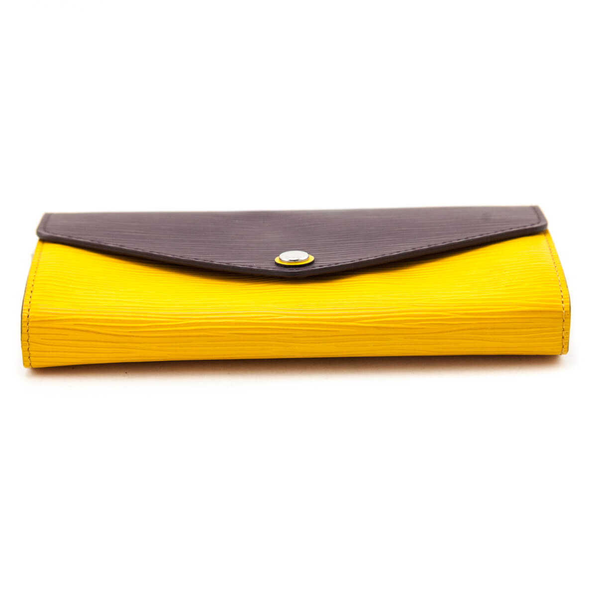 Louis Vuitton Citron Brown Epi Sarah Wallet NM