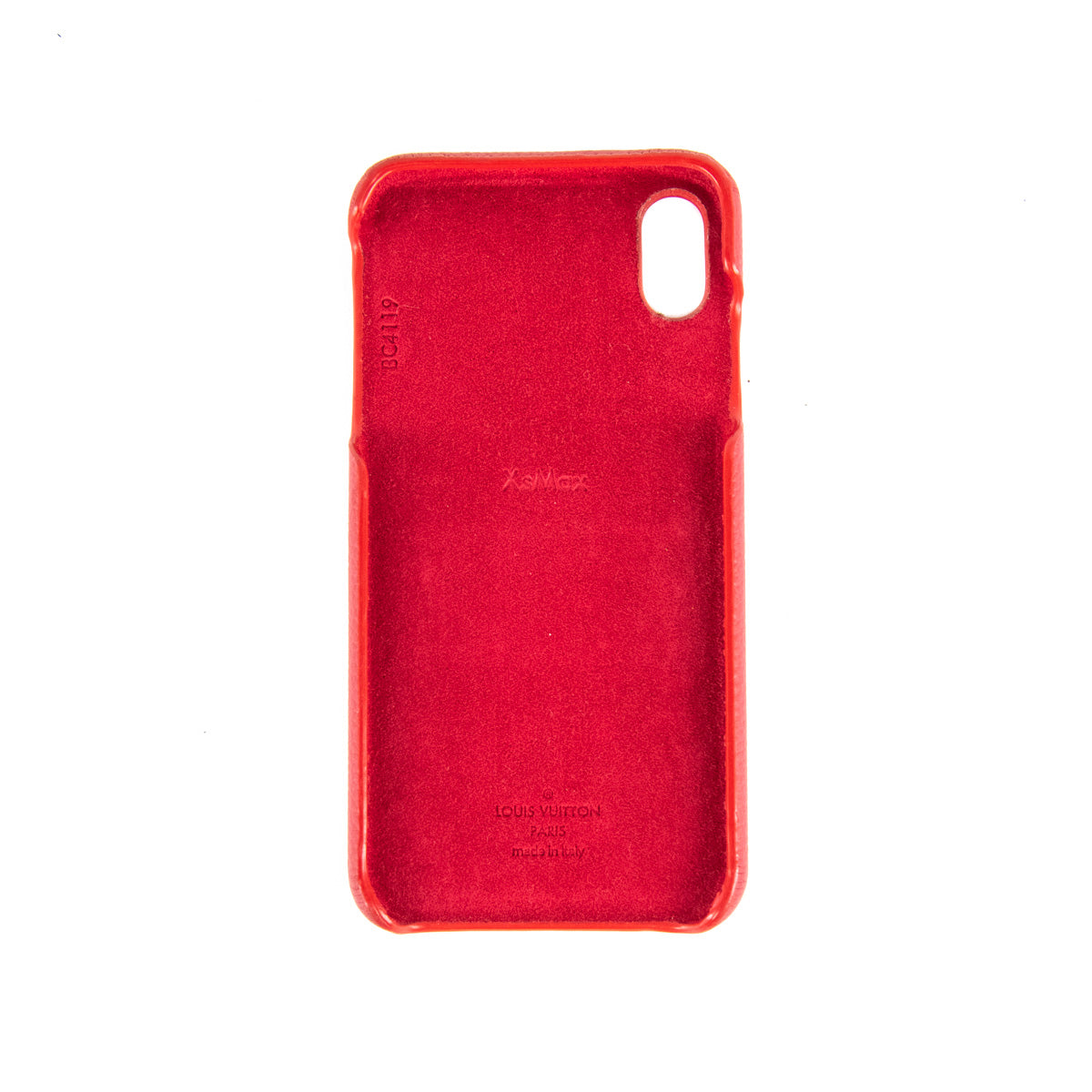 Louis Vuitton Scarlet Calfskin & Monogram Bumper Pallas iPhone X/XS Case