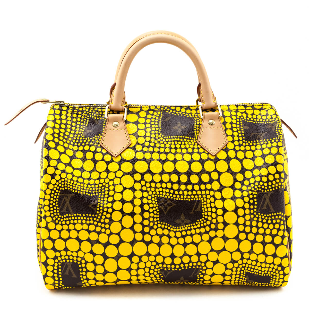 Louis Vuitton Yellow Monogram Kusama Town Speedy 30