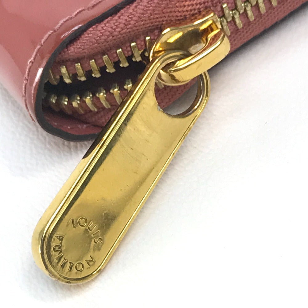 LOUIS VUITTON Long Wallet Purse ‚l62318 Patent leather / monogram canvas Pink beige type Monogram Zippy Venice Women