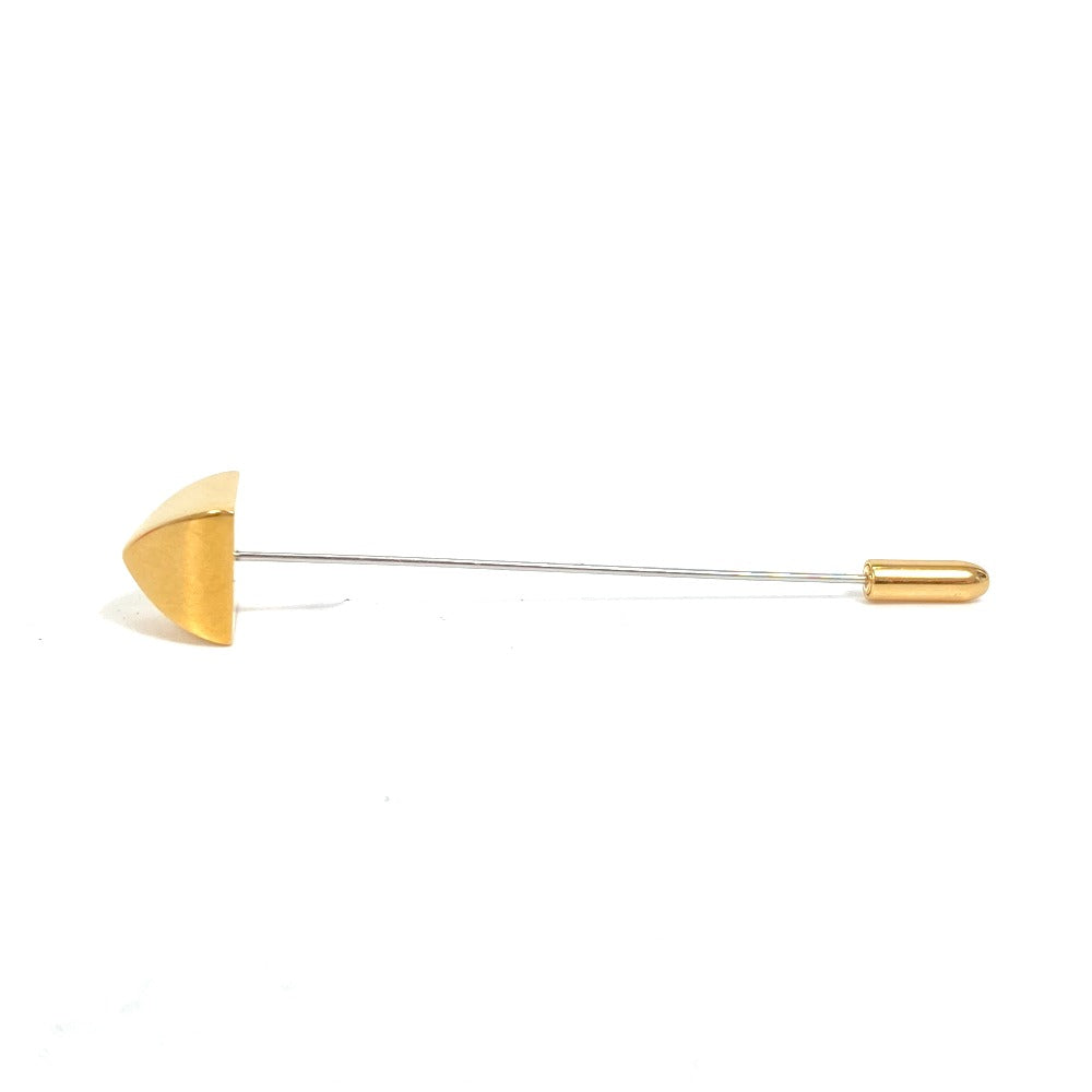 HERMES Brooch Gold Plated gold Accessories Medor Women  d