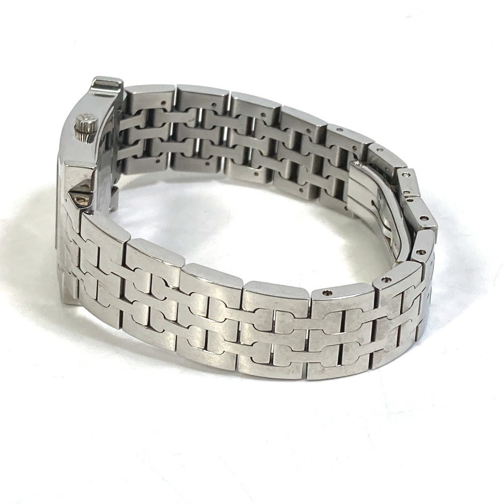 HERMES Watches Quartz HH1.210 Stainless Steel Silver H watch black dial Women  d
