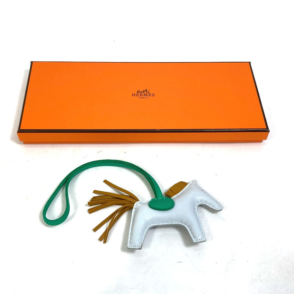 HERMES Bag charm Anyo Miro Light blue strap Rodeo PM Women  d