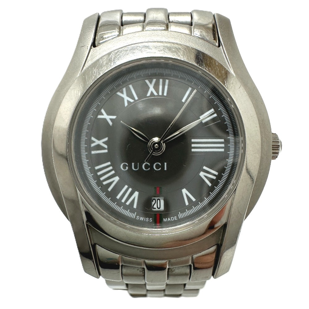GUCCI Watches Quartz 5500L Stainless Steel Silver G class gray dial Women  d