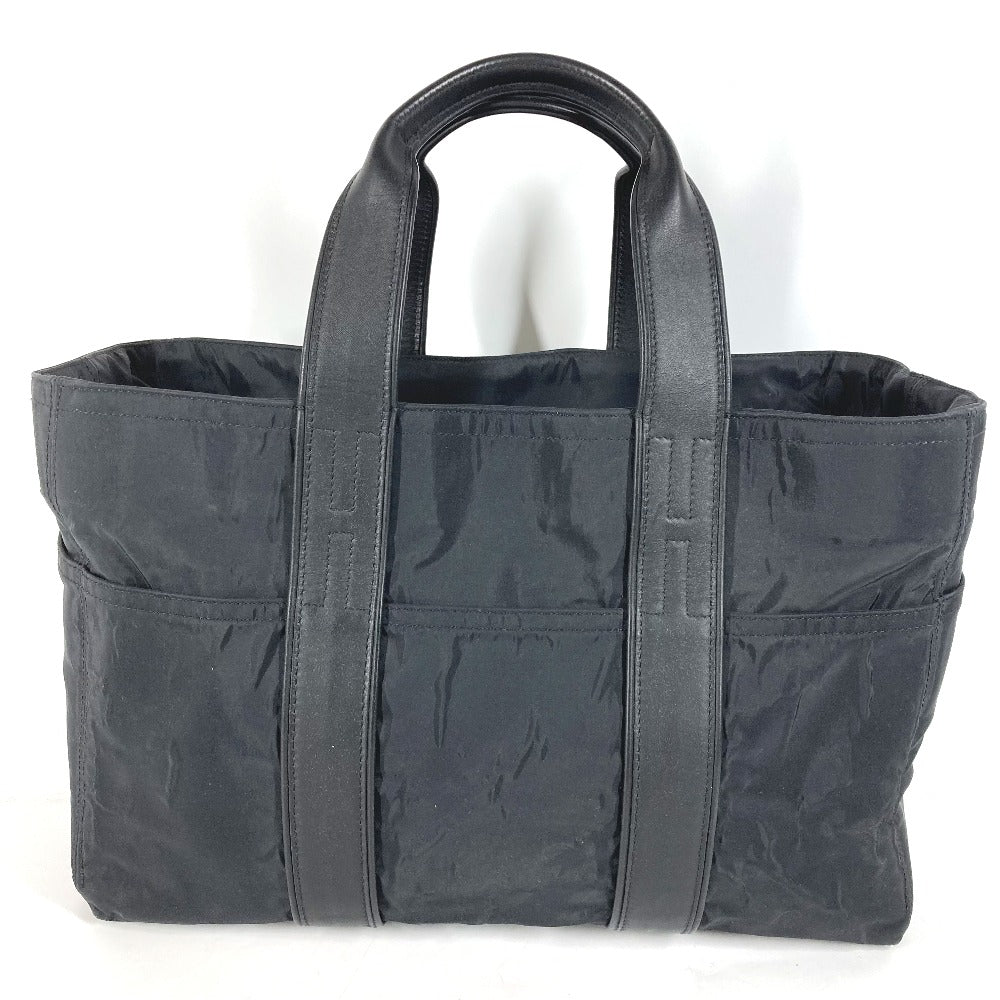 HERMES Tote Bag Nylon black Akapu Luco MM Women  d