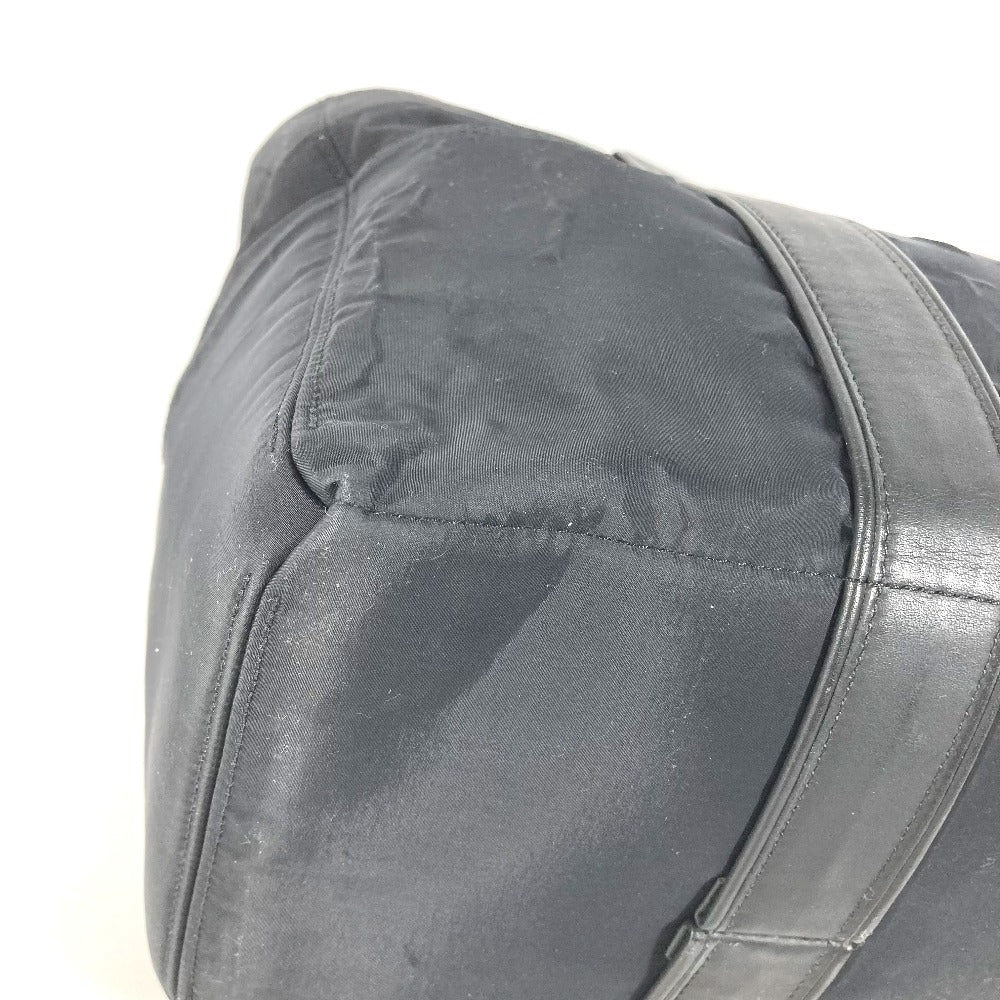 HERMES Tote Bag Nylon black Akapu Luco MM Women  d