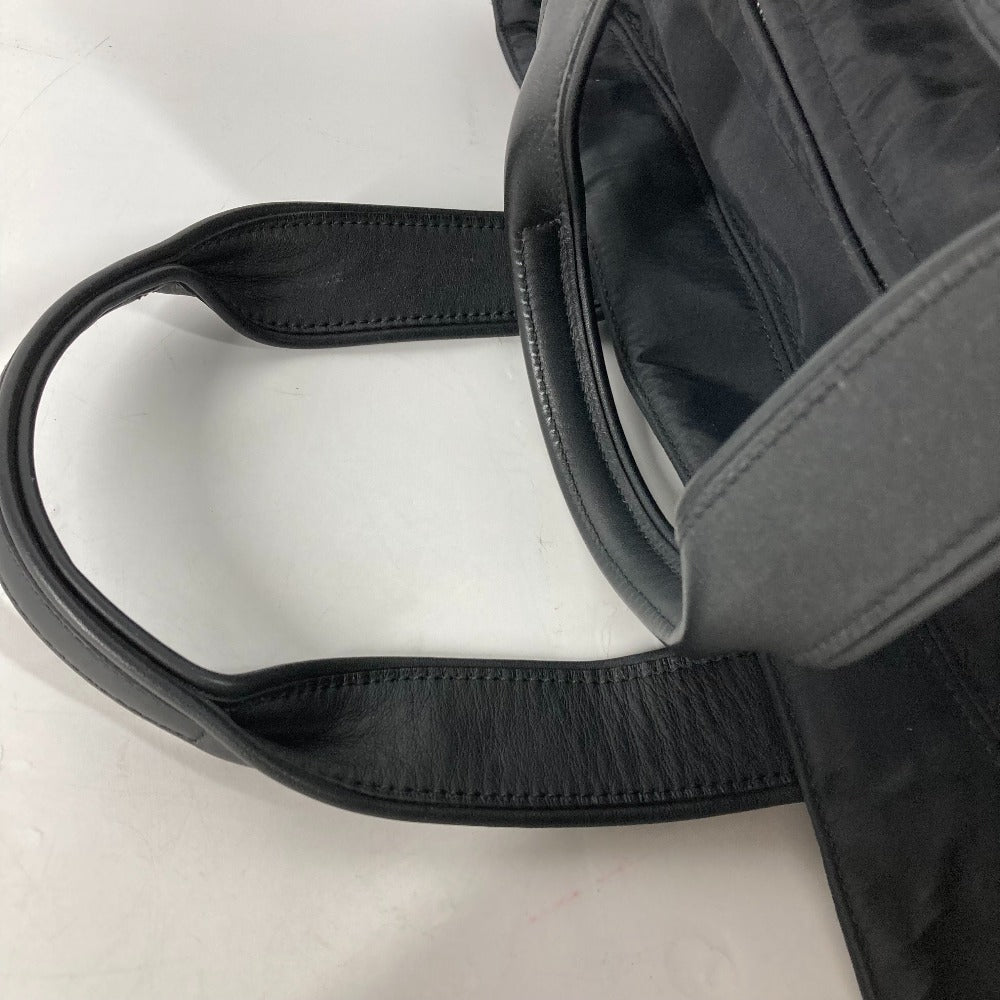 HERMES Tote Bag Nylon black Akapu Luco MM Women  d