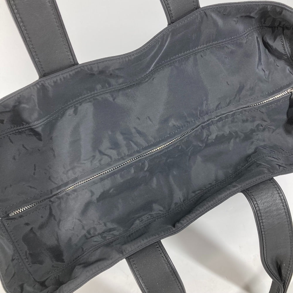 HERMES Tote Bag Nylon black Akapu Luco MM Women  d