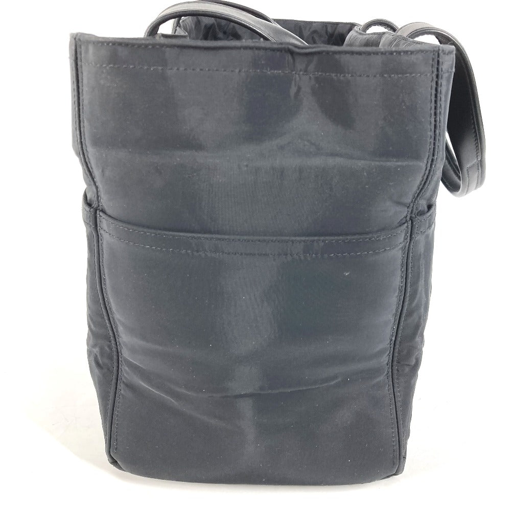 HERMES Tote Bag Nylon black Akapu Luco MM Women  d