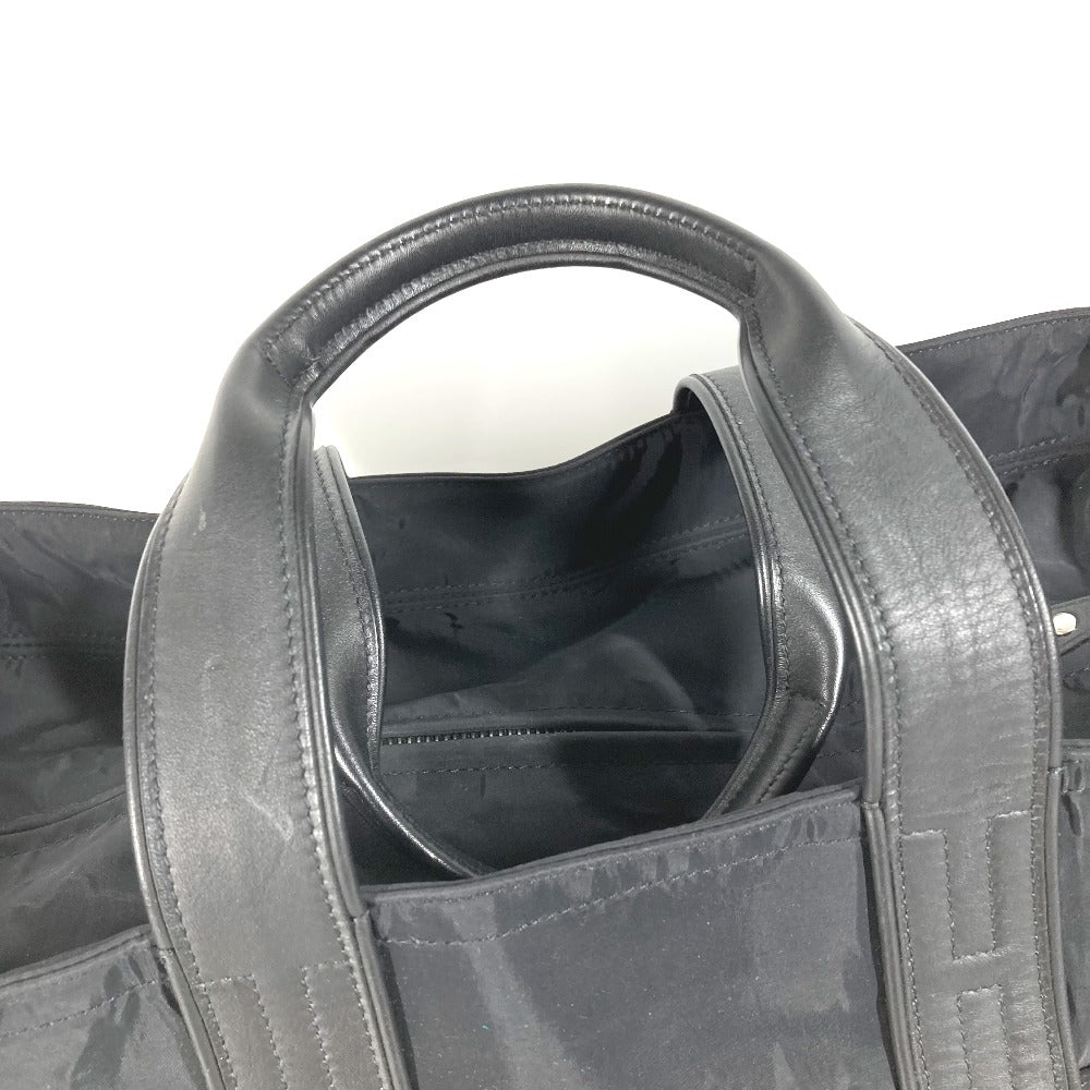HERMES Tote Bag Nylon black Akapu Luco MM Women  d