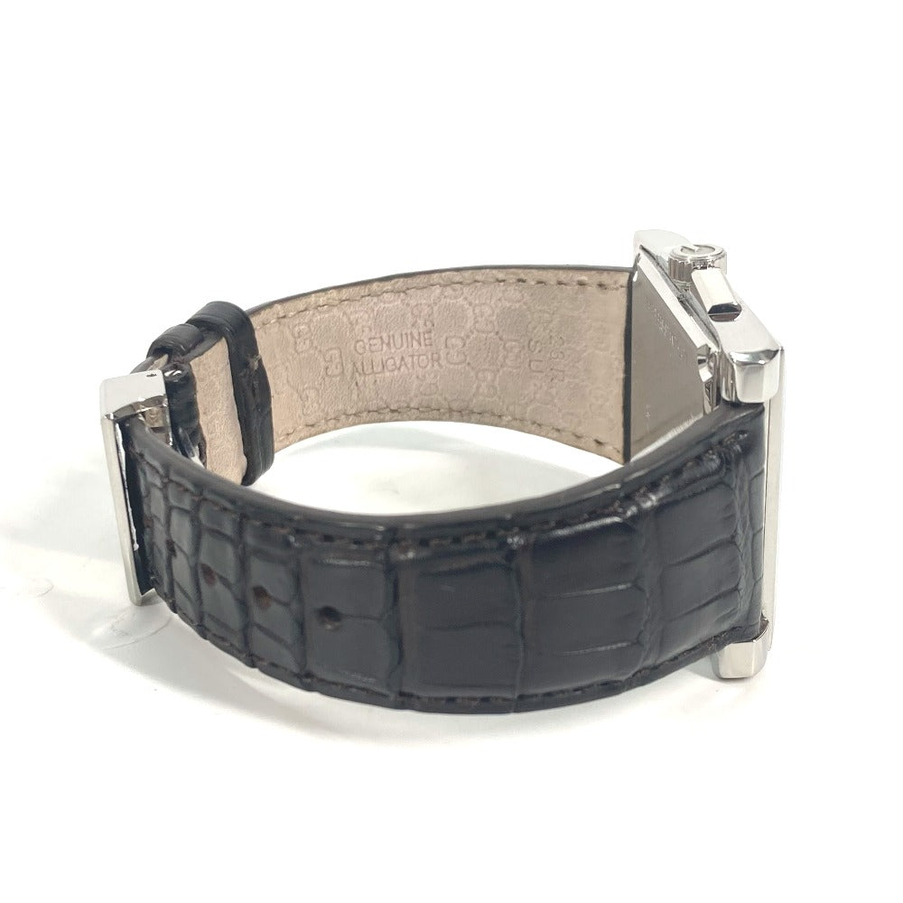 GUCCI Watches Quartz YA138407 Stainless Steel Silver Rectangle Silver dial mens  d