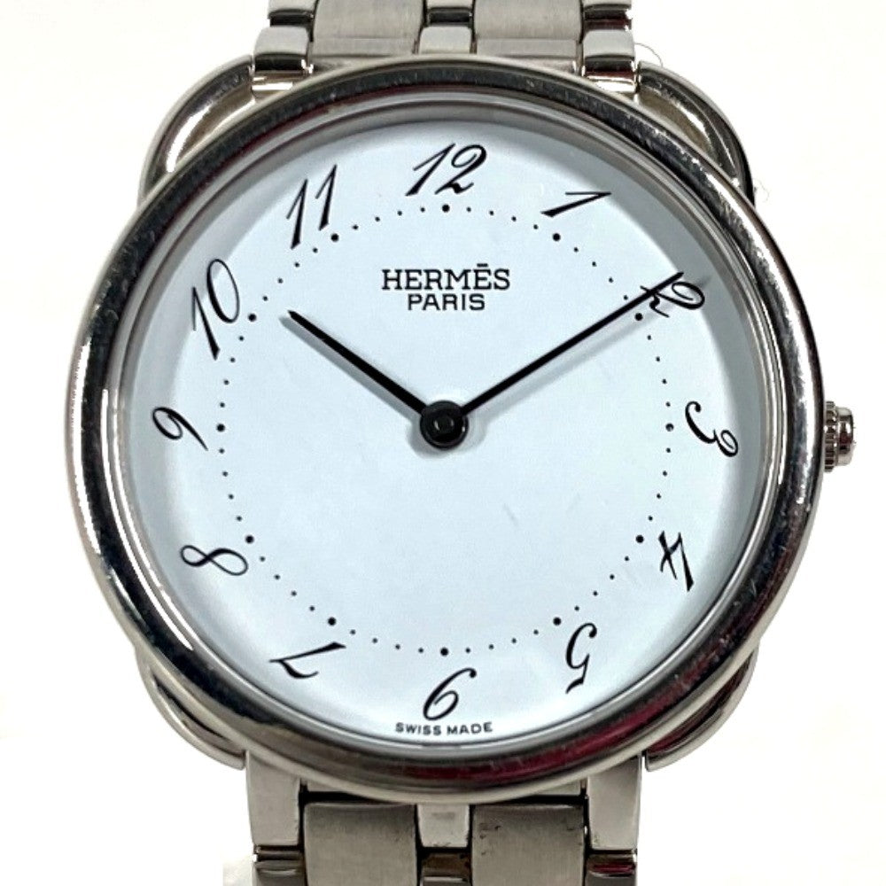 HERMES Watches Quartz Stainless Steel Silver Arceau blue dial Women  d