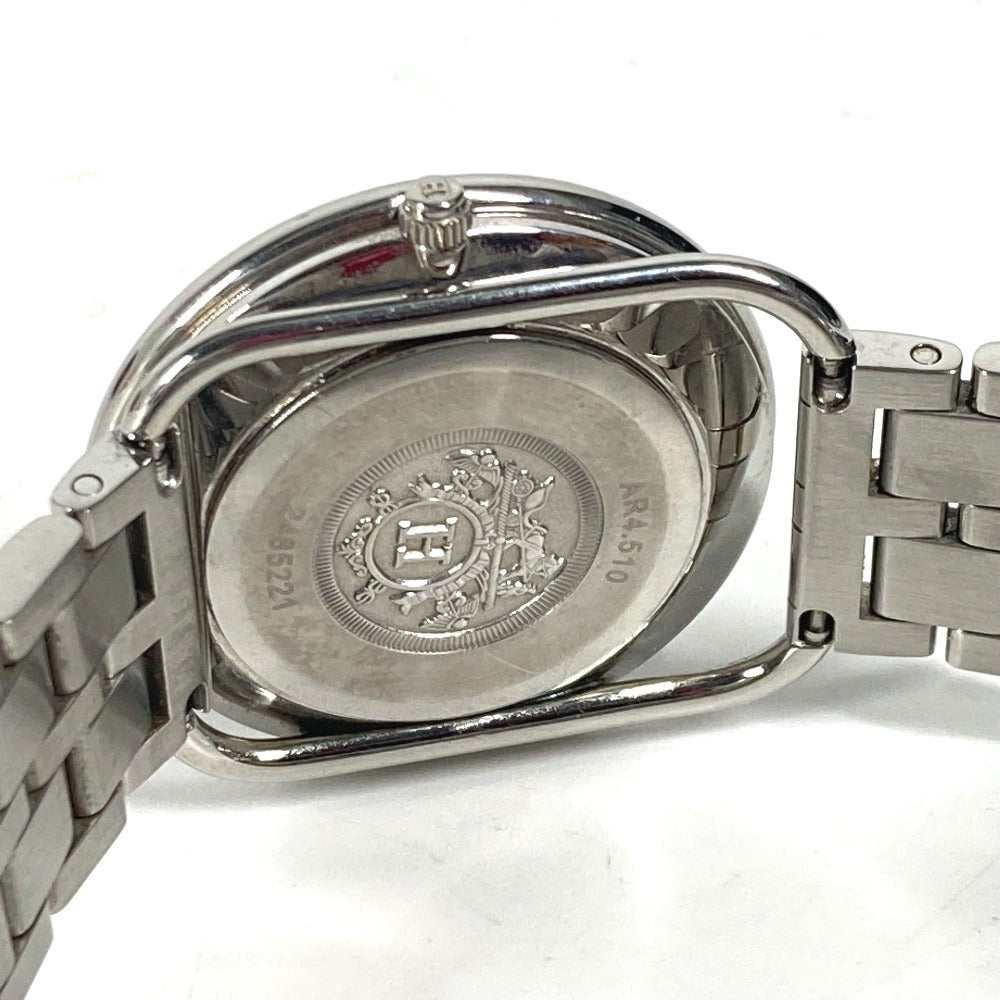 HERMES Watches Quartz Stainless Steel Silver Arceau blue dial Women  d