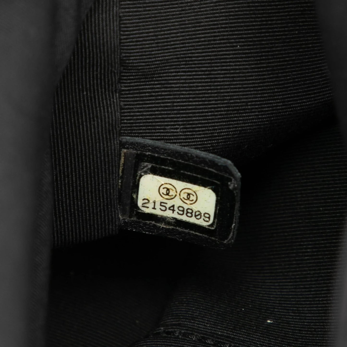 Black Chanel Small CC Calfskin Drawstring Flap Backpack