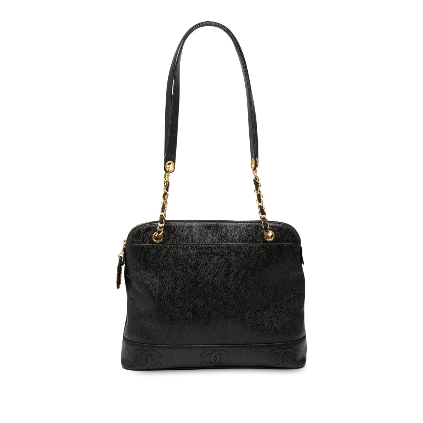 Black Chanel Triple CC Caviar Shoulder Bag