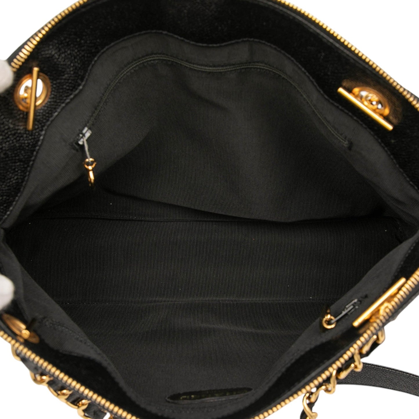 Black Chanel Triple CC Caviar Shoulder Bag