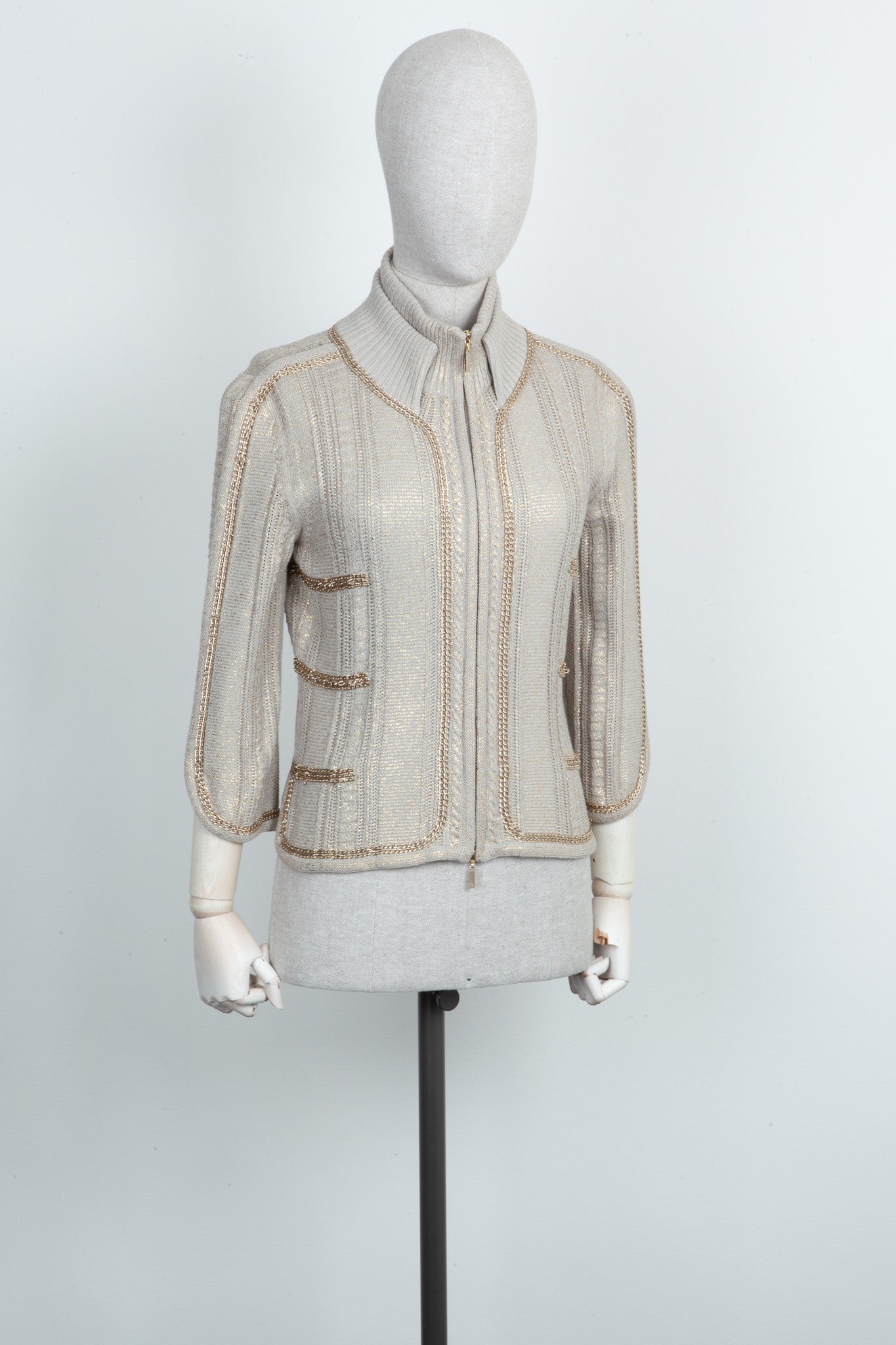 CHANEL Knit with Chains Gold 08 Printemps