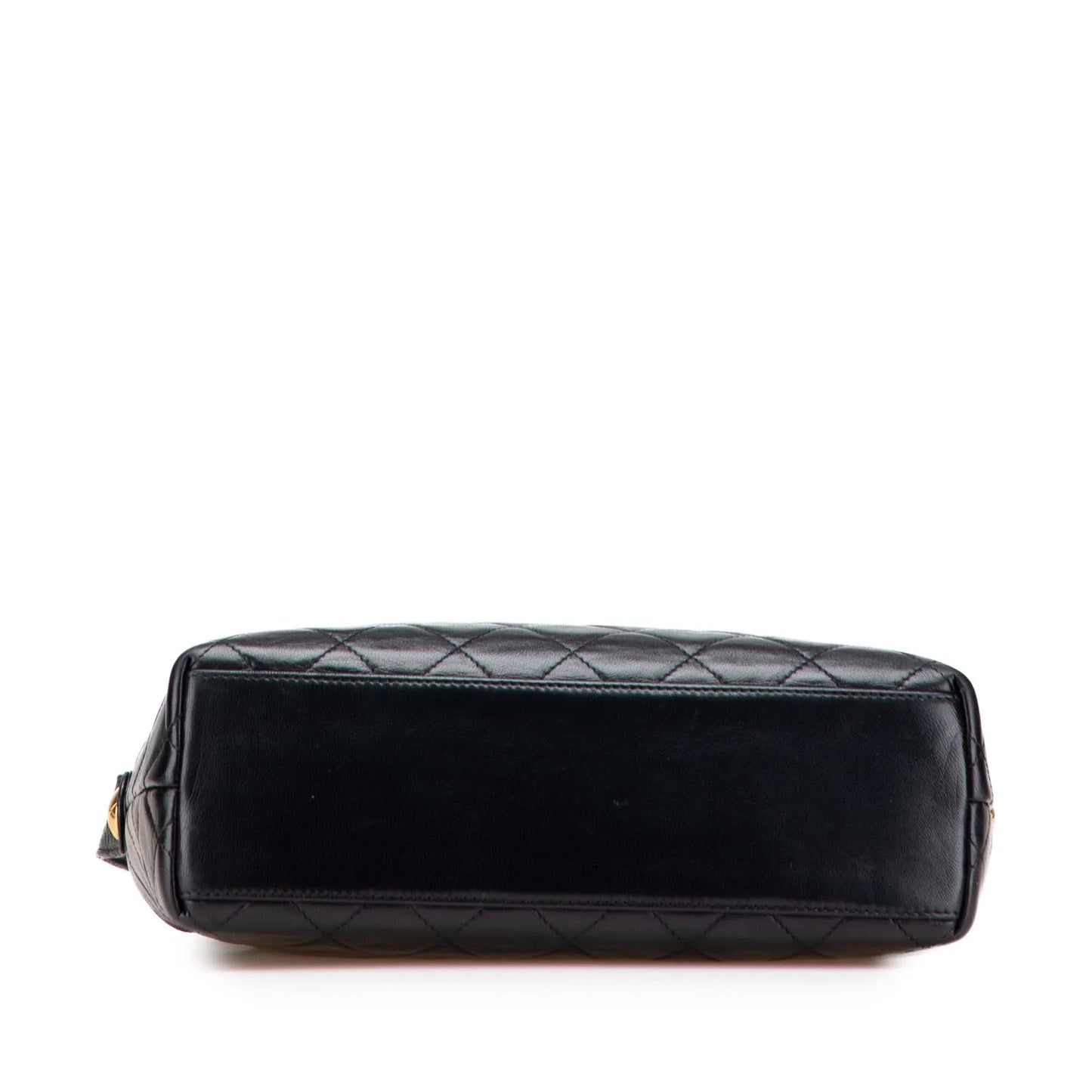 Black Chanel CC Quilted Lambskin Crossbody