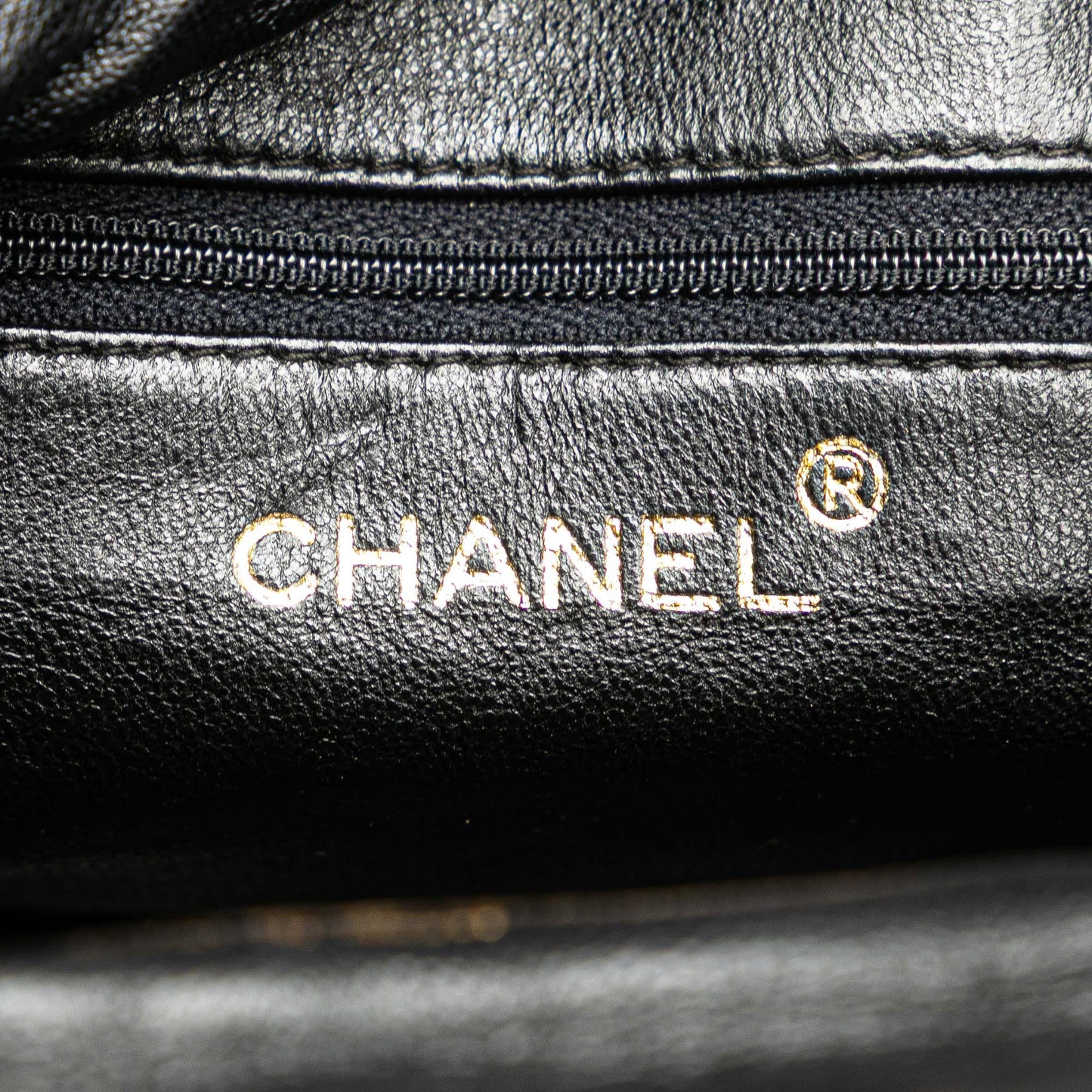 Black Chanel CC Quilted Lambskin Crossbody